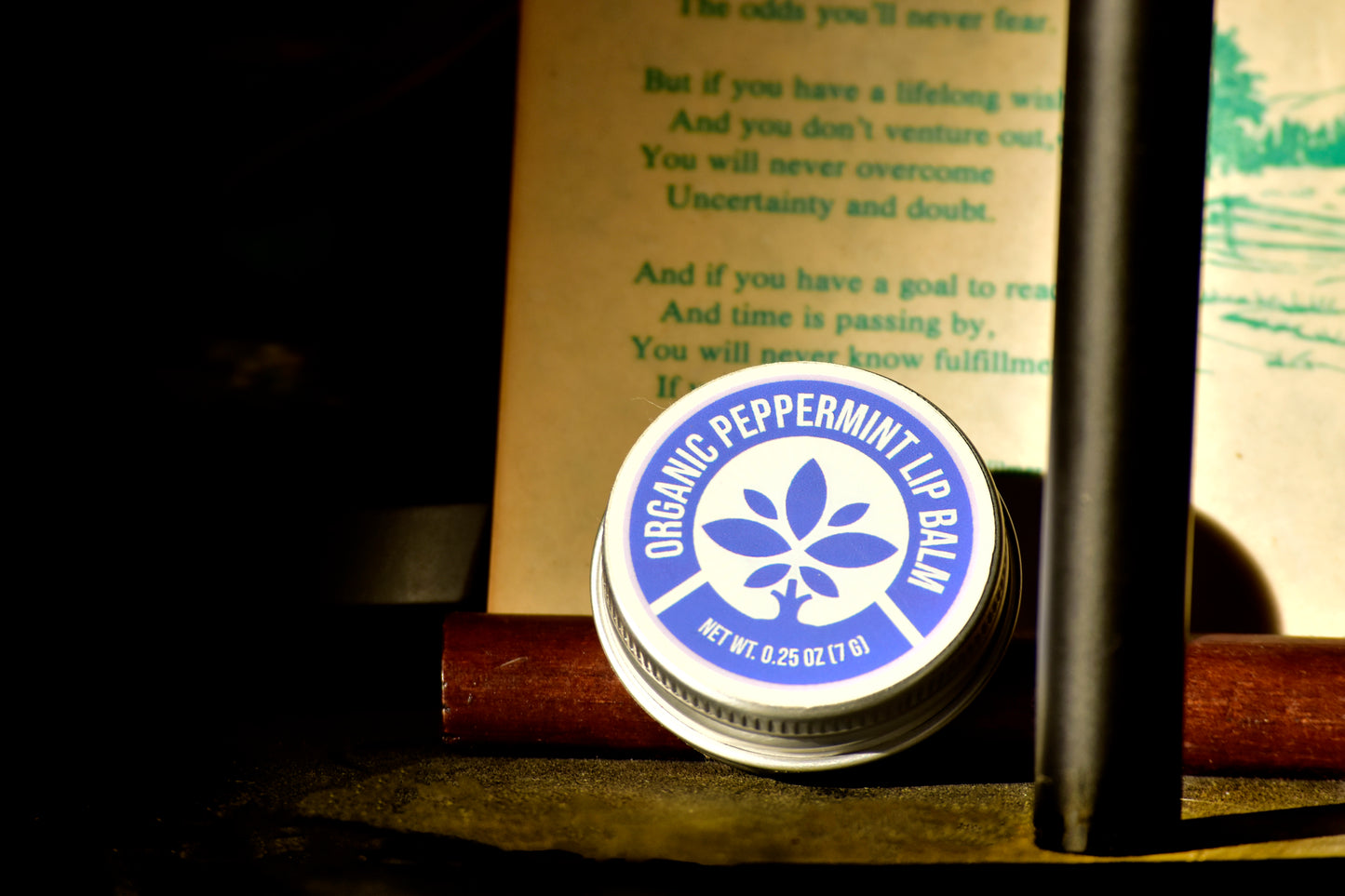 Back To Nature Organic Peppermint Lip Balm – Hydrating & Nourishing for Smooth Lips (0.25 oz / 7 g)