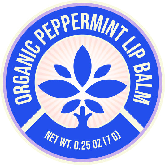 Back To Nature Organic Peppermint Lip Balm – Hydrating & Nourishing for Smooth Lips (0.25 oz / 7 g)