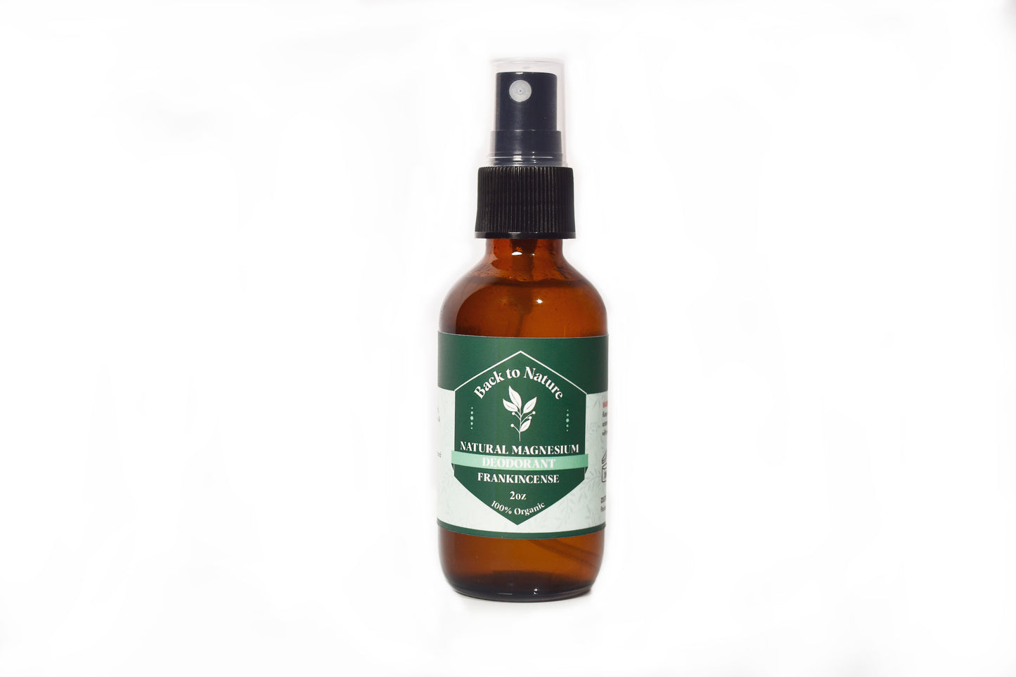 Back To Nature's 100% Organic All-Natural Deodorant